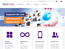 Tablet Screenshot of dysel.com